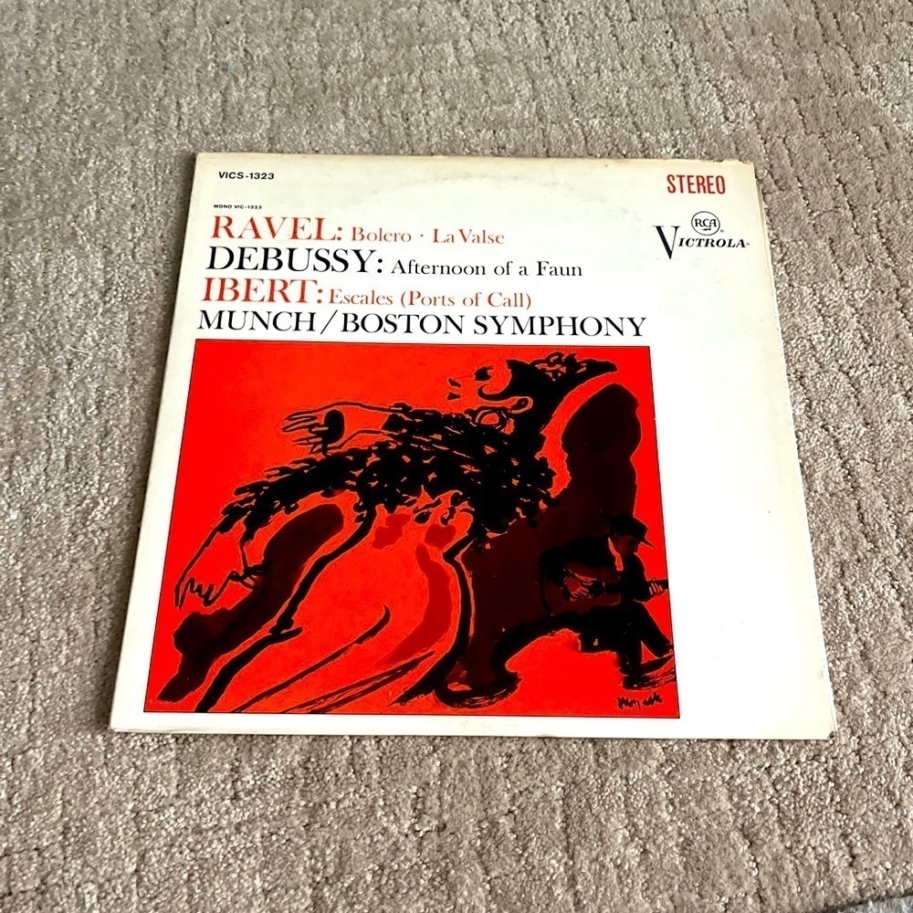Debussy -Ravel -Ibert - Munch, Boston Symphony vinyl 1968